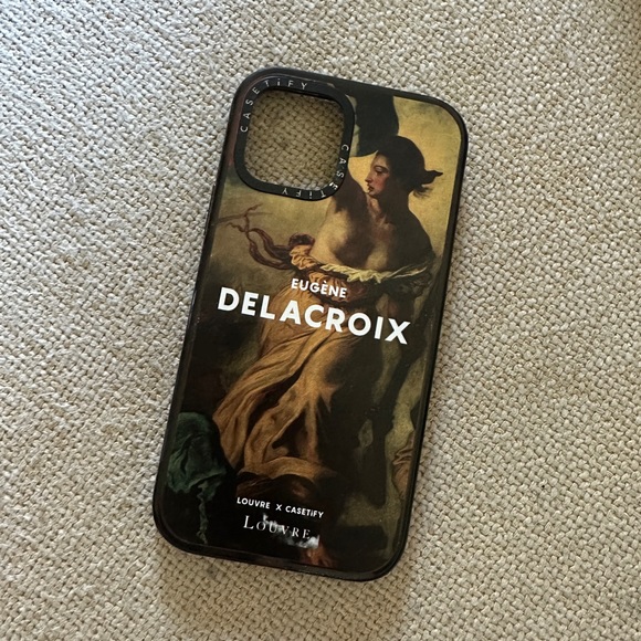 Casetify Lourve iPhone 12 Pro Case | Eugene Delacroix Liberty Leading the People - Picture 3 of 4